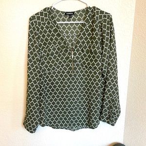 Express 1/4 Zip Blouse